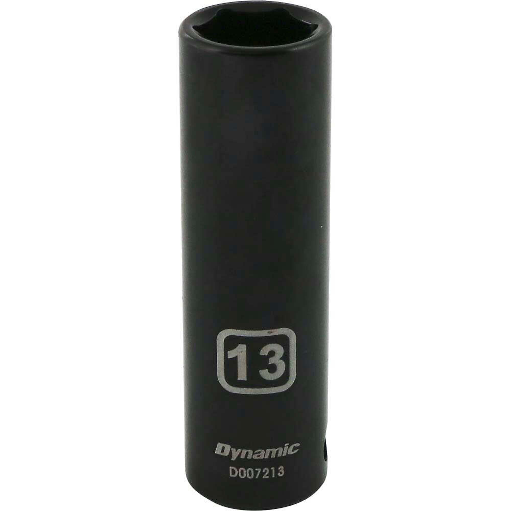 Dynamic Tools 3/8" Drive 6 Point Metric, 13mm Deep Length, Impact Socket